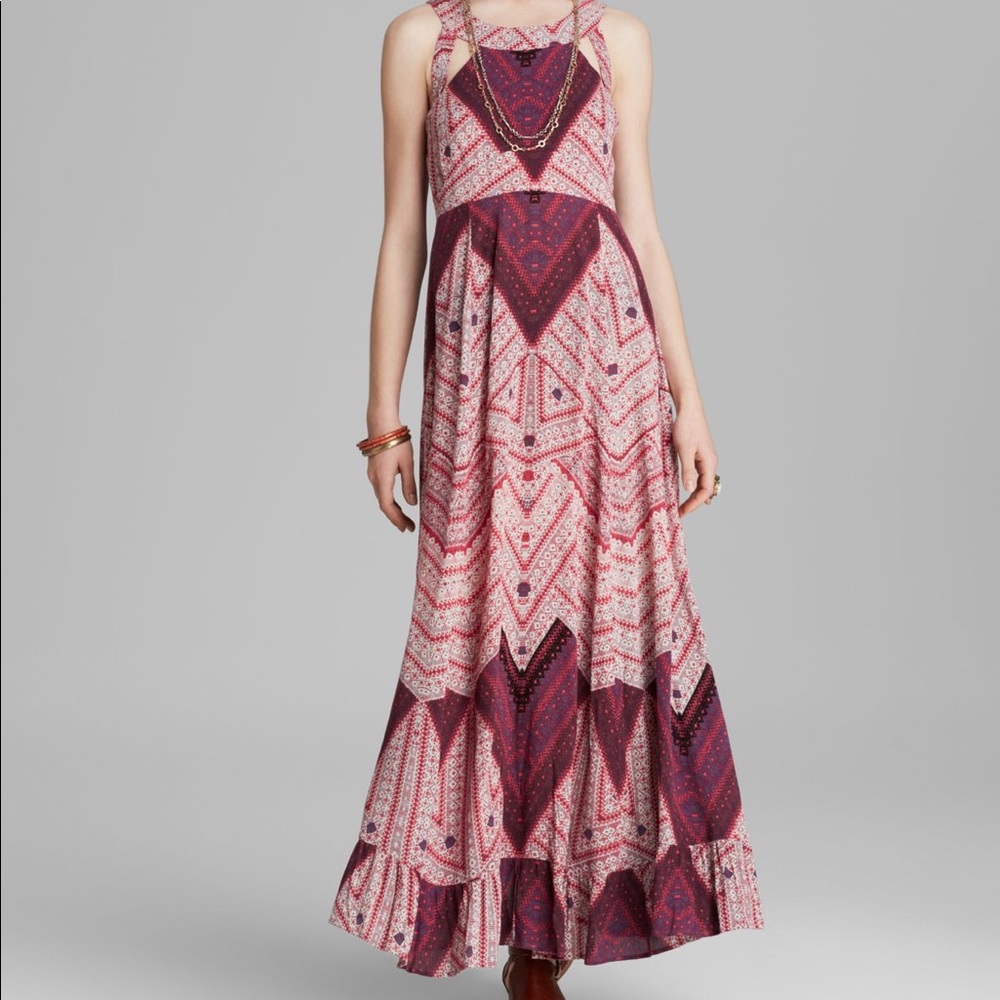 Free People You Made My Day Printed Maxi Dress